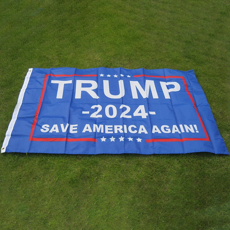 Flag 150X90Cm Trump 2024 Flag Polyester Printed Trump Flag Keep America Great