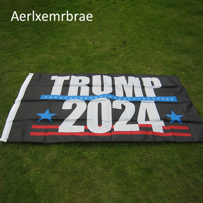 Flag 150X90Cm Trump 2024 Flag Polyester Printed Trump Flag Keep America Great